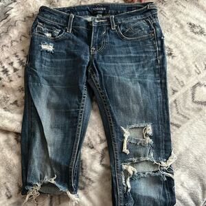 VIGOSS the Jagger dark skinny jeans waist 25‎ length 31 98% cotton 2% spandex